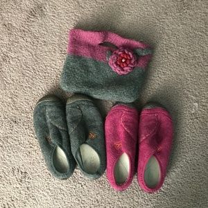 Wool bundle!  Keen shoes and wool purse